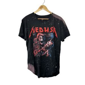 American Stitch Black MEDUSA T-Shirt Shirt Men's Size Large NEW